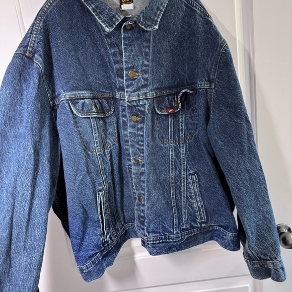 Lee Vintage Denim Trucker Style Jacket PATD-153438 Mens Size X-Large - Picture 13 of 14